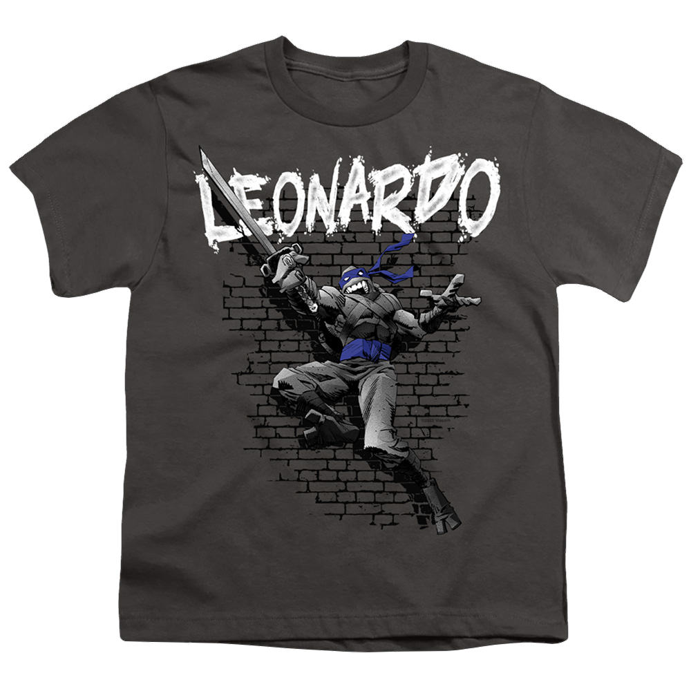 Teenage Mutant Ninja Turtles Tmnt Leonardo - Youth T-Shirt Youth T-Shirt (Ages 8-12) Teenage Mutant Ninja Turtles   