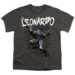 Teenage Mutant Ninja Turtles Tmnt Leonardo - Youth T-Shirt Youth T-Shirt (Ages 8-12) Teenage Mutant Ninja Turtles   