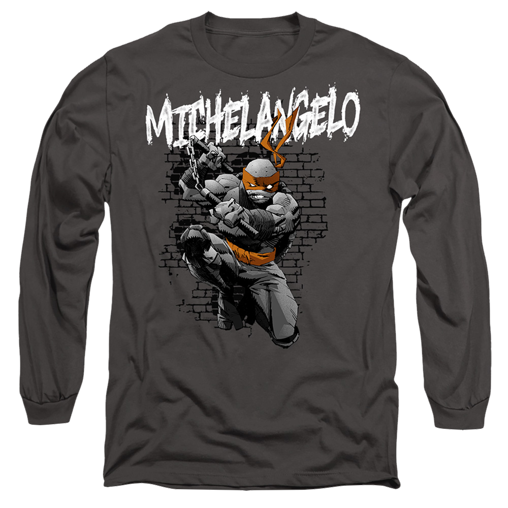 Teenage Mutant Ninja Turtles Tmnt Michelangelo - Men's Long Sleeve T-Shirt Men's Long Sleeve T-Shirt Teenage Mutant Ninja Turtles   