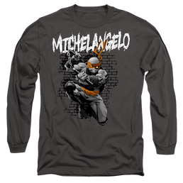 Teenage Mutant Ninja Turtles Tmnt Michelangelo - Men's Long Sleeve T-Shirt Men's Long Sleeve T-Shirt Teenage Mutant Ninja Turtles   