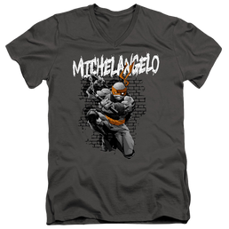 Teenage Mutant Ninja Turtles Tmnt Michelangelo - Men's V-Neck T-Shirt Men's V-Neck T-Shirt Teenage Mutant Ninja Turtles   