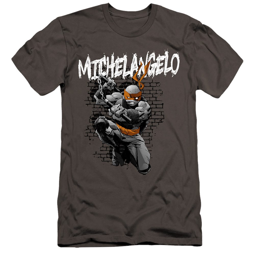 Teenage Mutant Ninja Turtles Tmnt Michelangelo - Men's Premium Slim Fit T-Shirt Men's Premium Slim Fit T-Shirt Teenage Mutant Ninja Turtles   