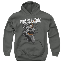 Teenage Mutant Ninja Turtles Tmnt Michelangelo - Youth Hoodie Youth Hoodie (Ages 8-12) Teenage Mutant Ninja Turtles   