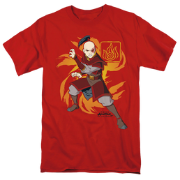 Avatar The Last Airbender Zuko Flame Burst - Men's Regular Fit T-Shirt Men's Regular Fit T-Shirt Avatar The Last Airbender   