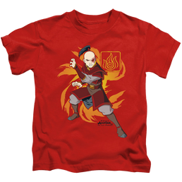 Avatar The Last Airbender Zuko Flame Burst - Kid's T-Shirt Kid's T-Shirt (Ages 4-7) Avatar The Last Airbender   