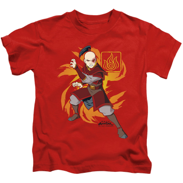 Avatar The Last Airbender Zuko Flame Burst - Kid's T-Shirt Kid's T-Shirt (Ages 4-7) Avatar The Last Airbender   