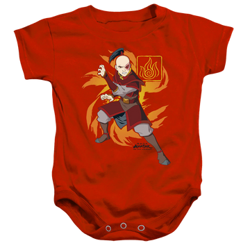 Avatar The Last Airbender Zuko Flame Burst - Baby Bodysuit Baby Bodysuit Avatar The Last Airbender   