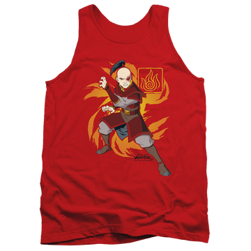 Avatar The Last Airbender Zuko Flame Burst - Men's Tank Top Men's Tank Avatar The Last Airbender   