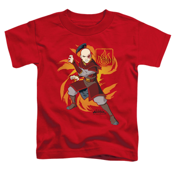 Avatar The Last Airbender Zuko Flame Burst - Toddler T-Shirt Toddler T-Shirt Avatar The Last Airbender   