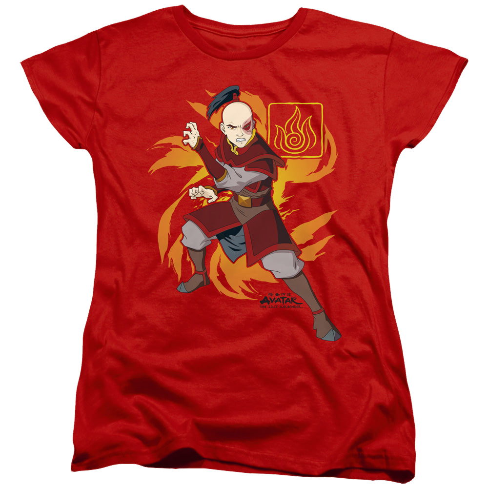Avatar The Last Airbender Zuko Flame Burst - Women's T-Shirt Women's T-Shirt Avatar The Last Airbender   