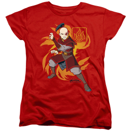 Avatar The Last Airbender Zuko Flame Burst - Women's T-Shirt Women's T-Shirt Avatar The Last Airbender   