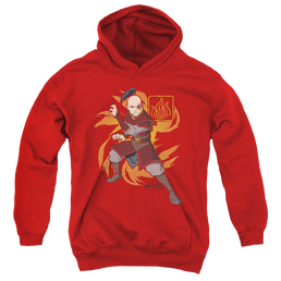 Avatar The Last Airbender Zuko Flame Burst - Youth Hoodie Youth Hoodie (Ages 8-12) Avatar The Last Airbender   