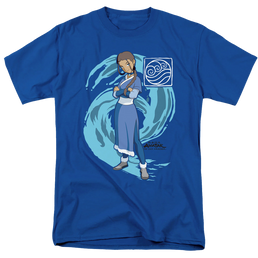 Avatar The Last Airbender Katara Water Wave - Men's Regular Fit T-Shirt Men's Regular Fit T-Shirt Avatar The Last Airbender   