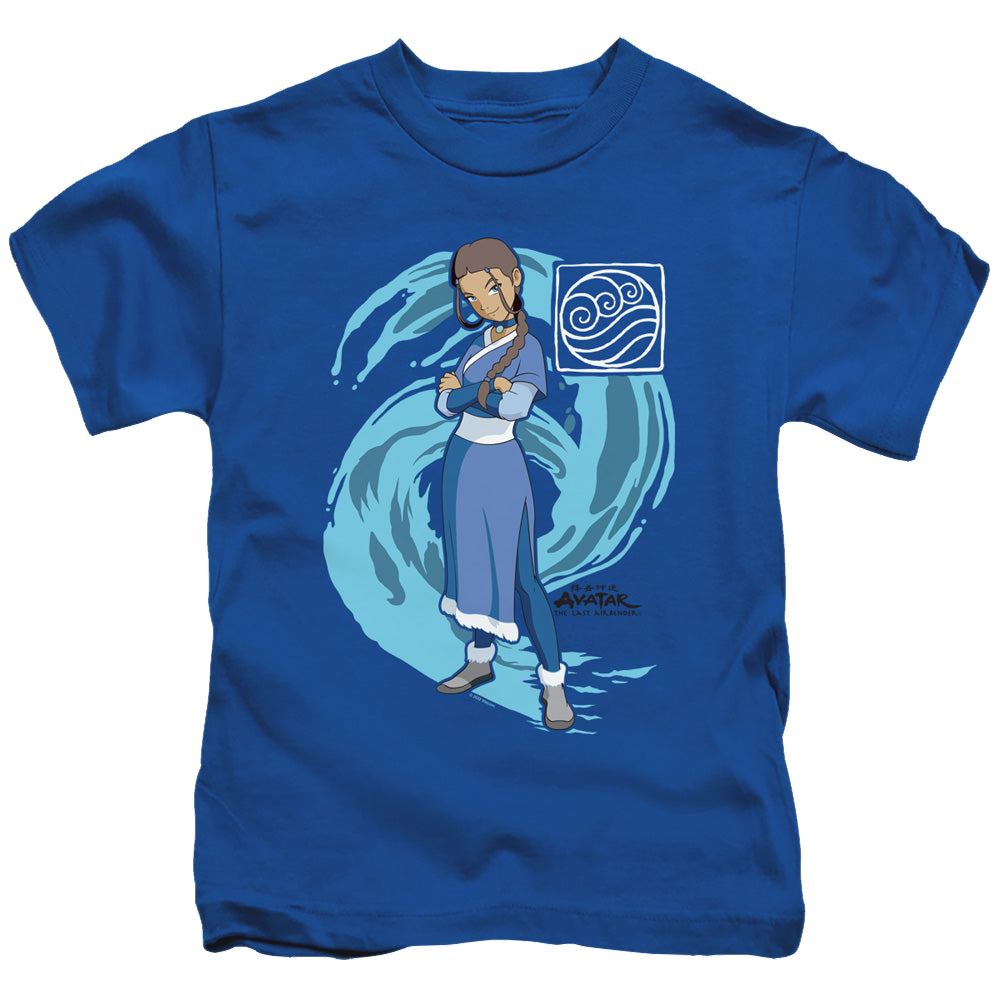 Avatar The Last Airbender Katara Water Wave - Kid's T-Shirt Kid's T-Shirt (Ages 4-7) Avatar The Last Airbender   