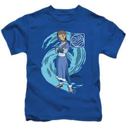 Avatar The Last Airbender Katara Water Wave - Kid's T-Shirt Kid's T-Shirt (Ages 4-7) Avatar The Last Airbender   