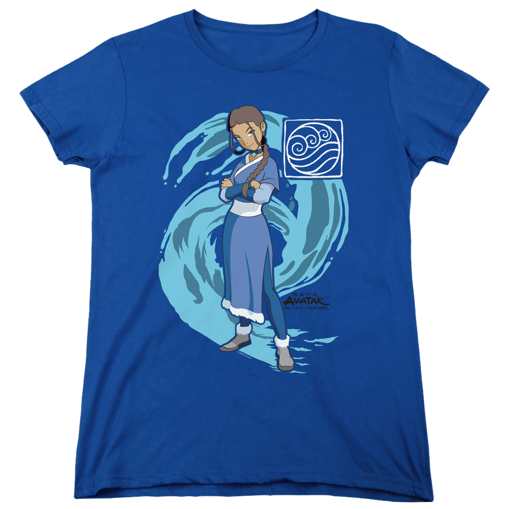 Avatar The Last Airbender Katara Water Wave - Women's T-Shirt Women's T-Shirt Avatar The Last Airbender   
