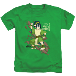 Avatar The Last Airbender Toph Rock Slide - Kid's T-Shirt Kid's T-Shirt (Ages 4-7) Avatar The Last Airbender   