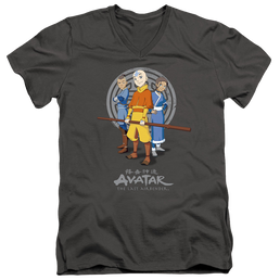 Avatar The Last Airbender Team Avatar - Men's V-Neck T-Shirt Men's V-Neck T-Shirt Avatar The Last Airbender   
