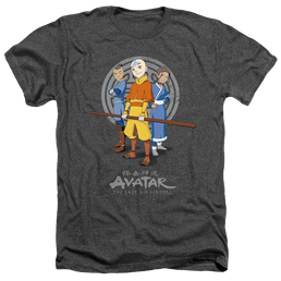 Avatar The Last Airbender Team Avatar - Men's Heather T-Shirt Men's Heather T-Shirt Avatar The Last Airbender   