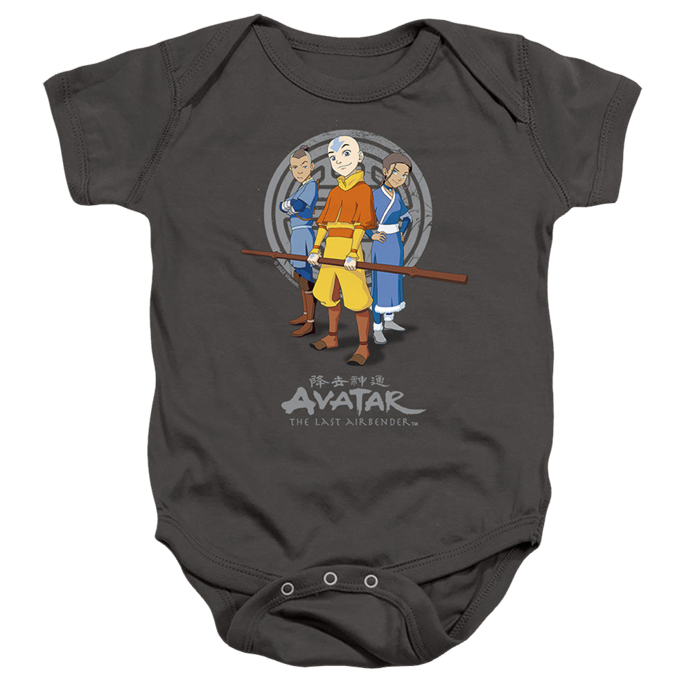 Avatar The Last Airbender Team Avatar - Baby Bodysuit Baby Bodysuit Avatar The Last Airbender   