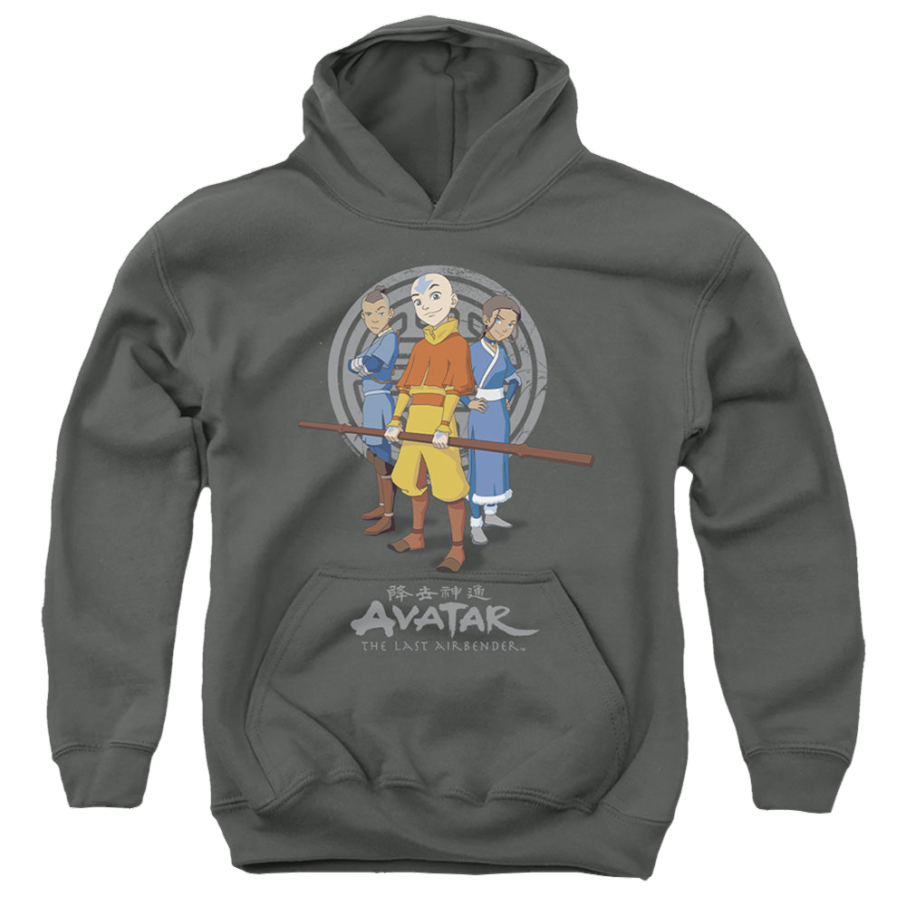 Avatar The Last Airbender Team Avatar - Youth Hoodie Youth Hoodie (Ages 8-12) Avatar The Last Airbender   