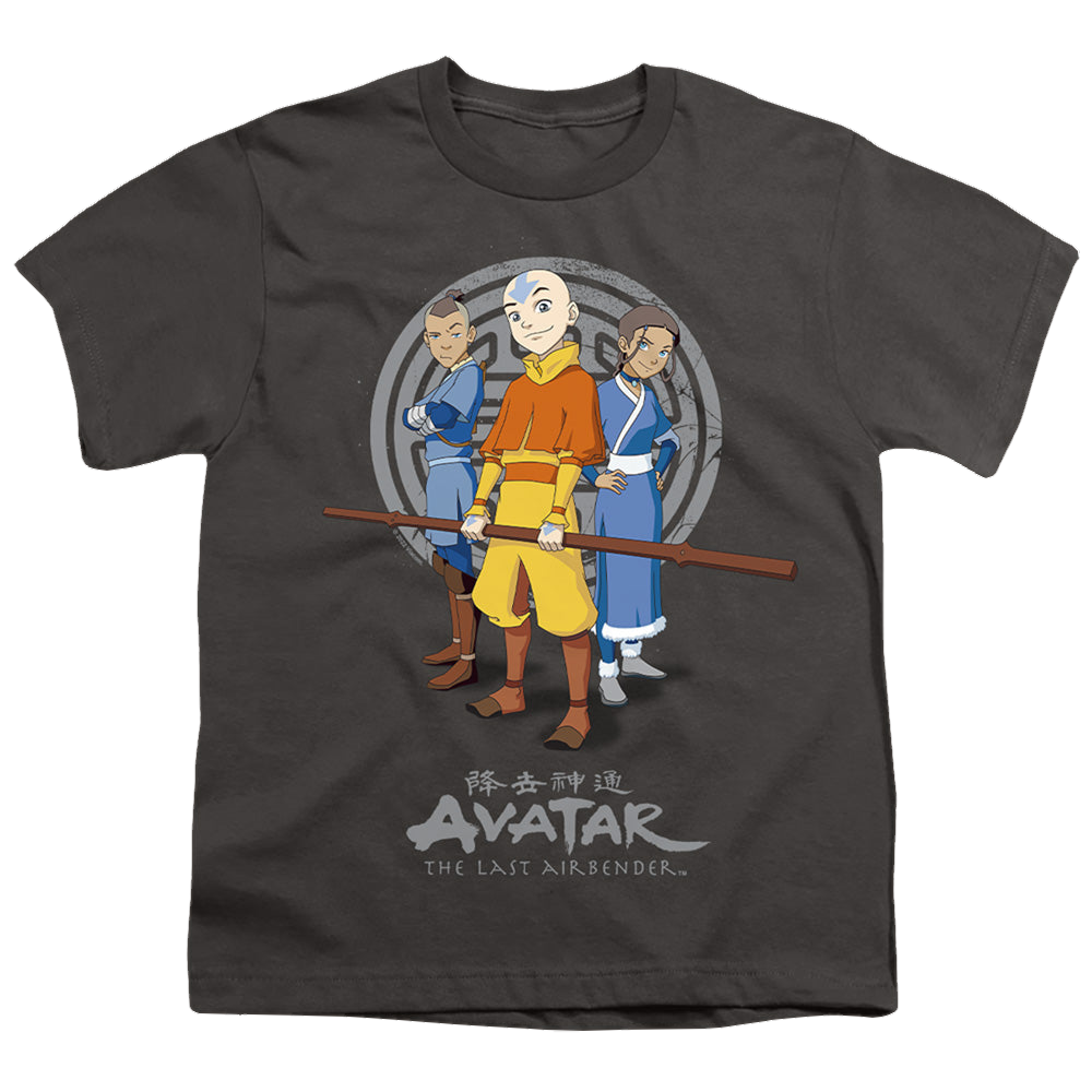 Avatar The Last Airbender Team Avatar - Youth T-Shirt Youth T-Shirt (Ages 8-12) Avatar The Last Airbender   
