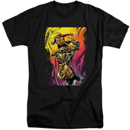 Teenage Mutant Ninja Turtles Hot Rainbow Warriors - Men's Tall Fit T-Shirt Men's Tall Fit T-Shirt Teenage Mutant Ninja Turtles   