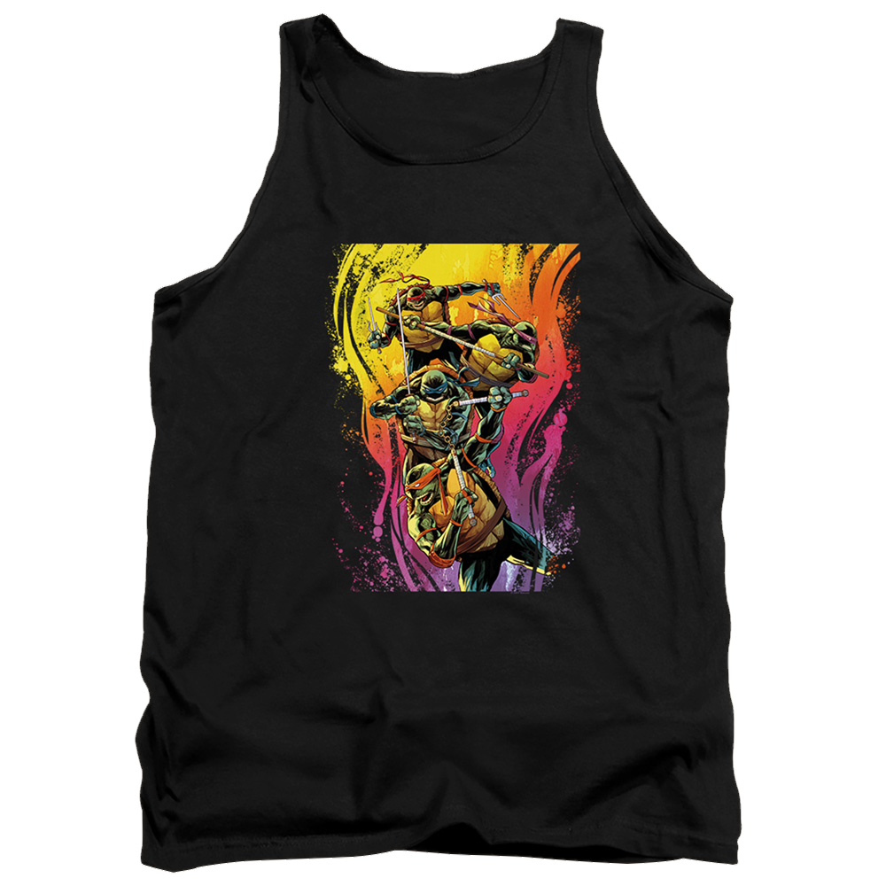 Teenage Mutant Ninja Turtles Hot Rainbow Warriors - Men's Tank Top Men's Tank Teenage Mutant Ninja Turtles   