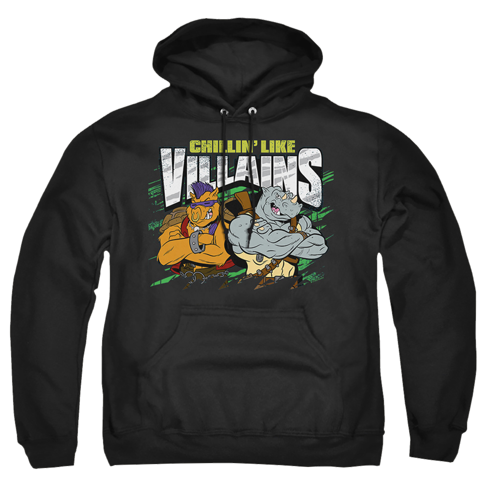 Teenage Mutant Ninja Turtles Chillin’ Like Villains - Pullover Hoodie Pullover Hoodie Teenage Mutant Ninja Turtles   