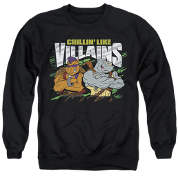 Teenage Mutant Ninja Turtles Chillin’ Like Villains - Men's Crewneck Sweatshirt Men's Crewneck Sweatshirt Teenage Mutant Ninja Turtles   