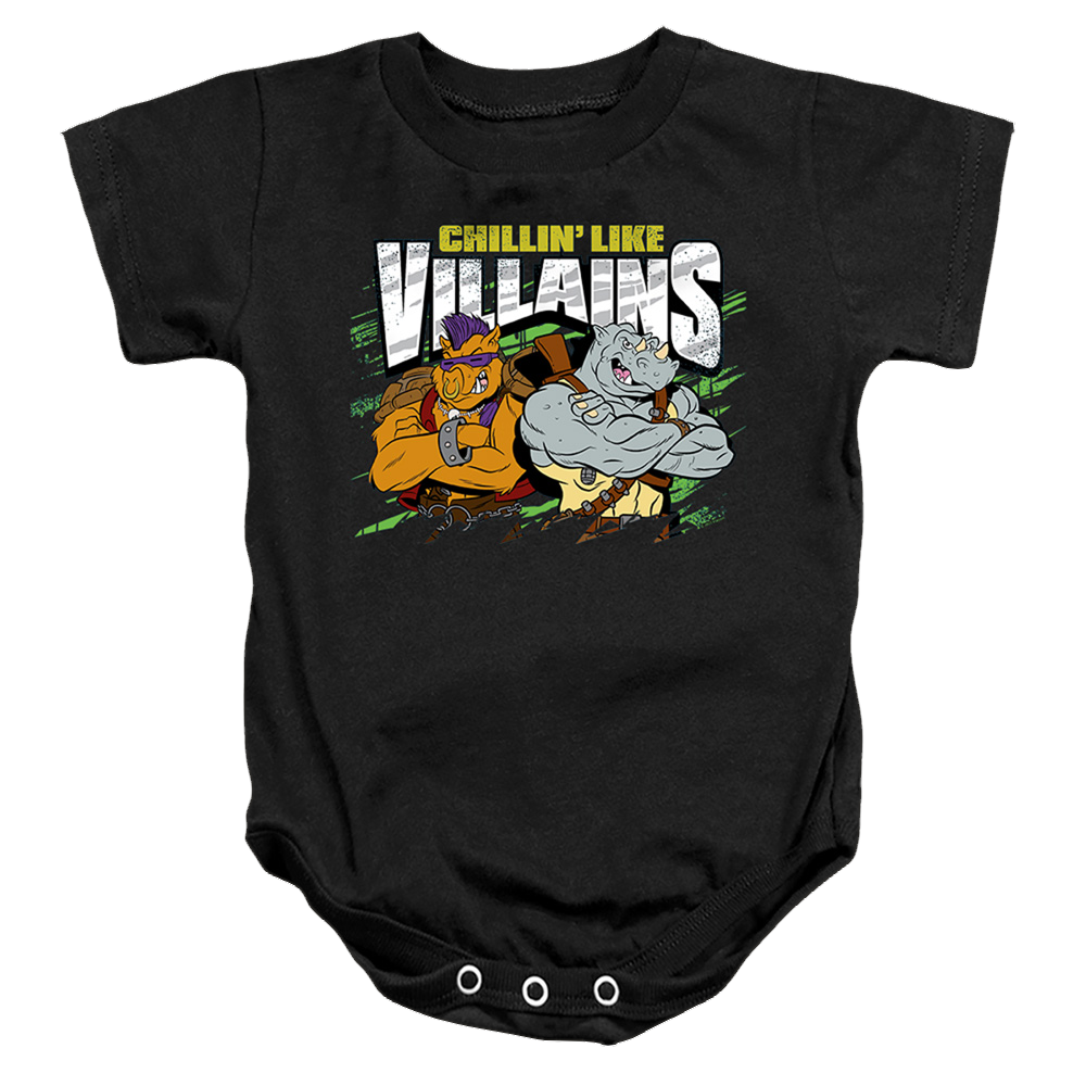 Teenage Mutant Ninja Turtles Chillin’ Like Villains - Baby Bodysuit Baby Bodysuit Teenage Mutant Ninja Turtles   