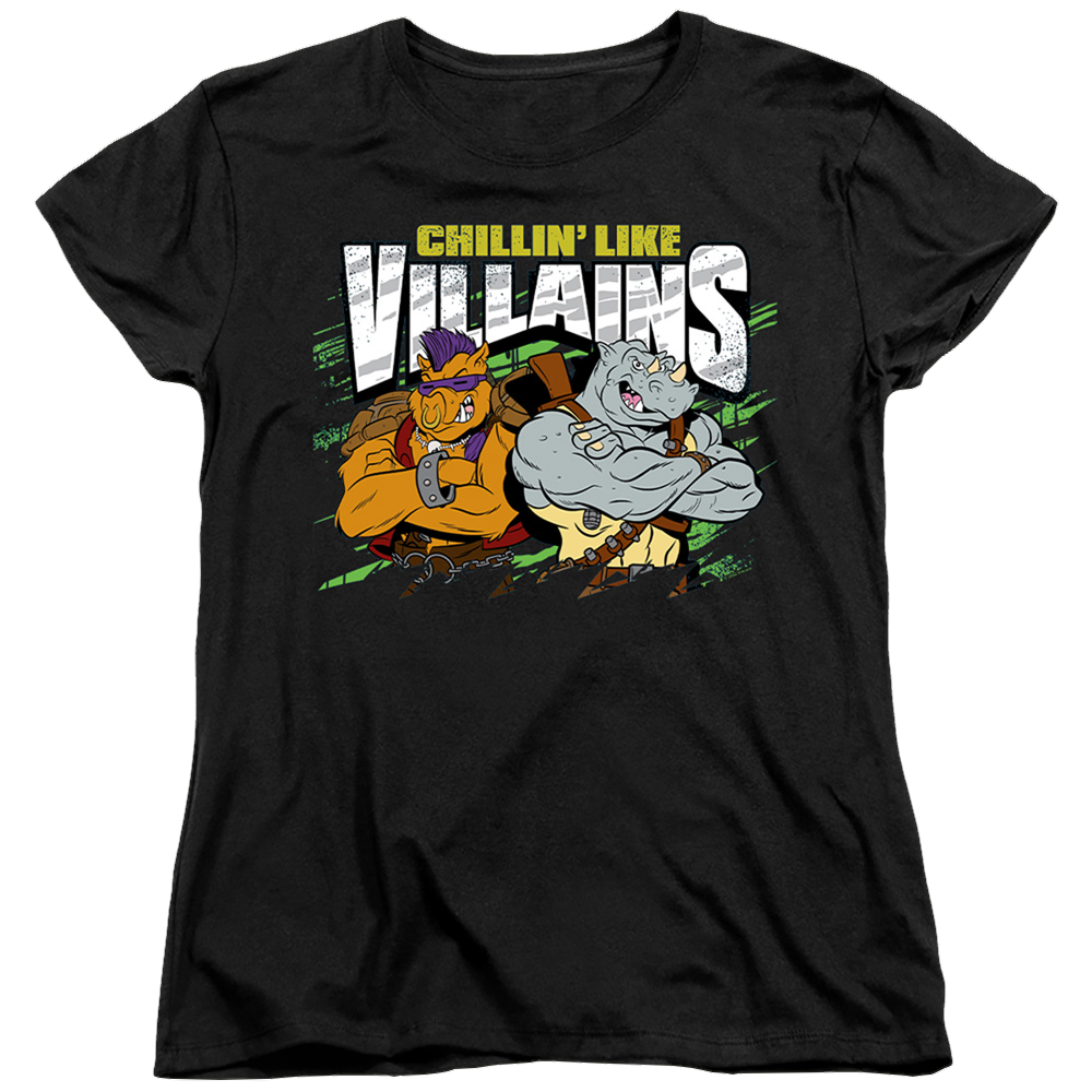 Teenage Mutant Ninja Turtles Chillin’ Like Villains - Women's T-Shirt Women's T-Shirt Teenage Mutant Ninja Turtles   