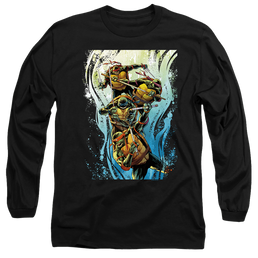 Teenage Mutant Ninja Turtles Cool Rainbow Warriors - Men's Long Sleeve T-Shirt Men's Long Sleeve T-Shirt Teenage Mutant Ninja Turtles   