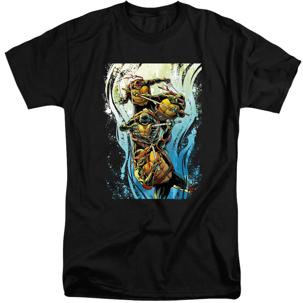 Teenage Mutant Ninja Turtles Cool Rainbow Warriors - Men's Tall Fit T-Shirt Men's Tall Fit T-Shirt Teenage Mutant Ninja Turtles   
