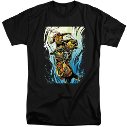 Teenage Mutant Ninja Turtles Cool Rainbow Warriors - Men's Tall Fit T-Shirt Men's Tall Fit T-Shirt Teenage Mutant Ninja Turtles   