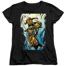 Teenage Mutant Ninja Turtles Cool Rainbow Warriors - Women's T-Shirt Women's T-Shirt Teenage Mutant Ninja Turtles   