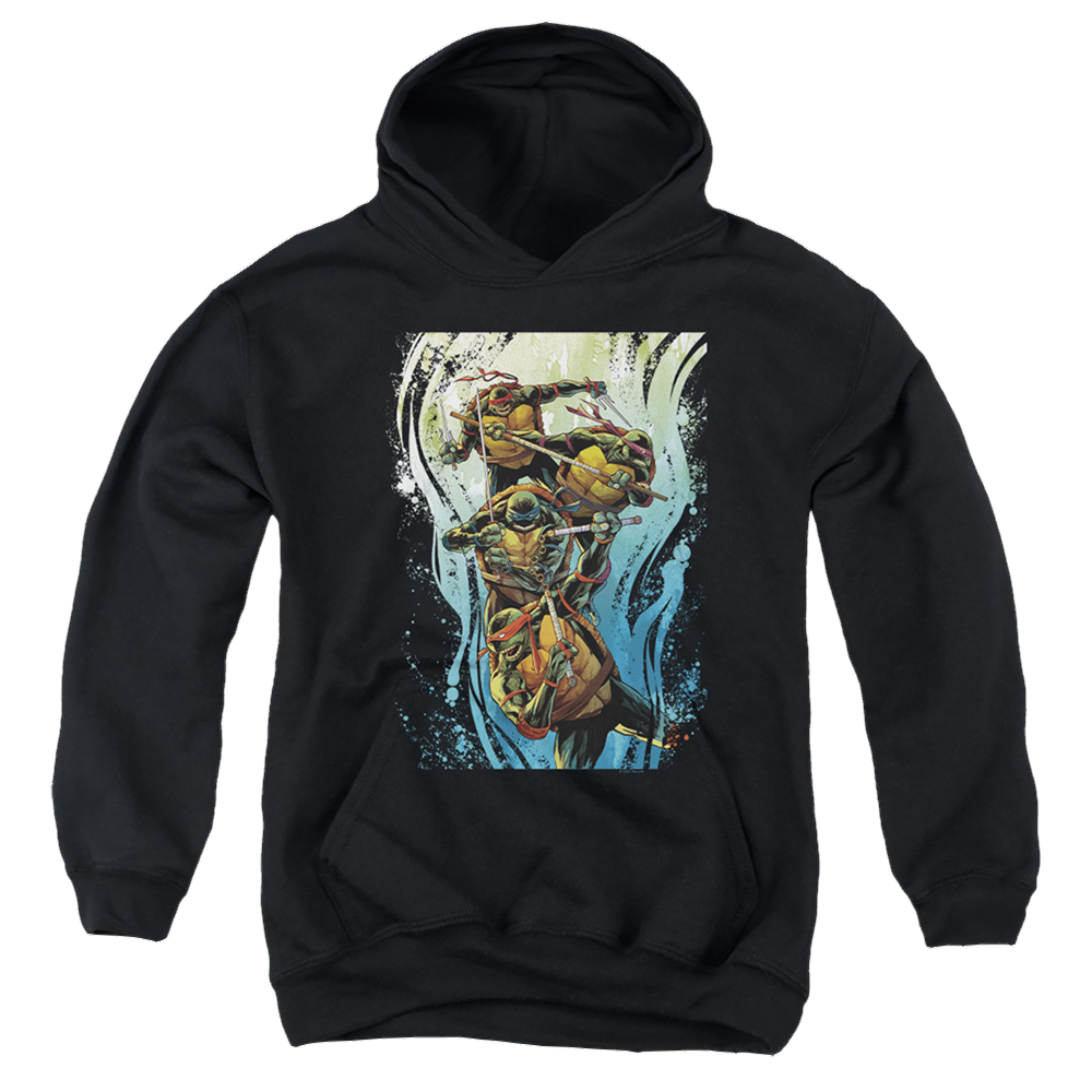 Teenage Mutant Ninja Turtles Cool Rainbow Warriors - Youth Hoodie Youth Hoodie (Ages 8-12) Teenage Mutant Ninja Turtles   