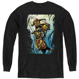 Teenage Mutant Ninja Turtles Cool Rainbow Warriors - Youth Long Sleeve T-Shirt Youth Long Sleeve T-Shirt Teenage Mutant Ninja Turtles   