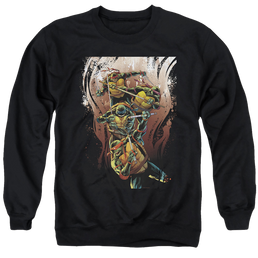 Teenage Mutant Ninja Turtles Earthy Rainbow Warriors - Men's Crewneck Sweatshirt Men's Crewneck Sweatshirt Teenage Mutant Ninja Turtles   