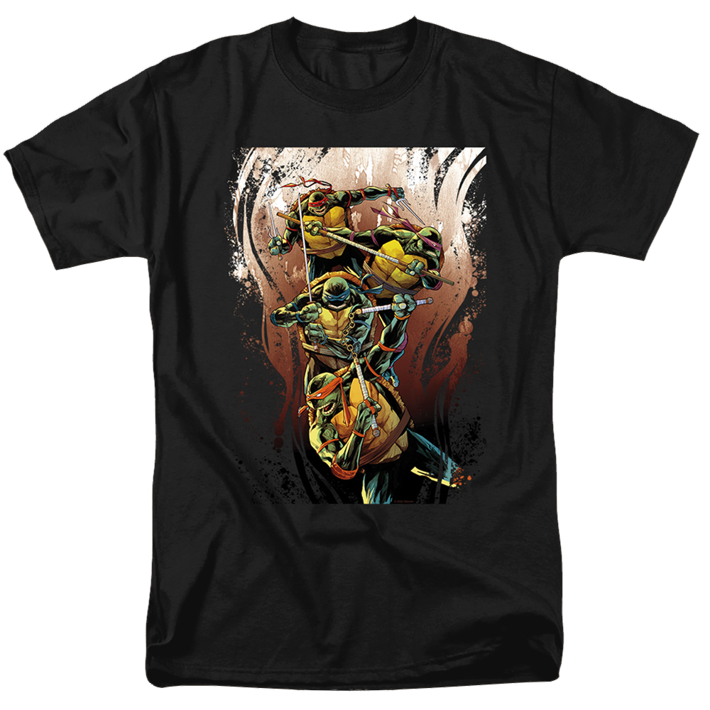 Teenage Mutant Ninja Turtles Earthy Rainbow Warriors - Men's Regular Fit T-Shirt Men's Regular Fit T-Shirt Teenage Mutant Ninja Turtles   