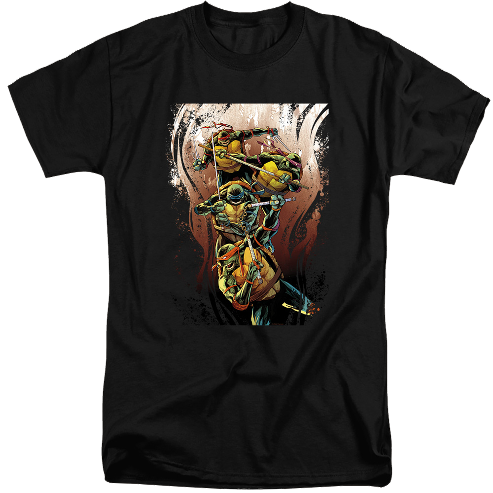 Teenage Mutant Ninja Turtles Earthy Rainbow Warriors - Men's Tall Fit T-Shirt Men's Tall Fit T-Shirt Teenage Mutant Ninja Turtles   