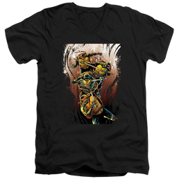 Teenage Mutant Ninja Turtles Earthy Rainbow Warriors - Men's V-Neck T-Shirt Men's V-Neck T-Shirt Teenage Mutant Ninja Turtles   