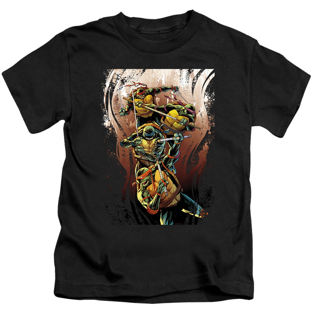 Teenage Mutant Ninja Turtles Earthy Rainbow Warriors - Kid's T-Shirt Kid's T-Shirt (Ages 4-7) Teenage Mutant Ninja Turtles   