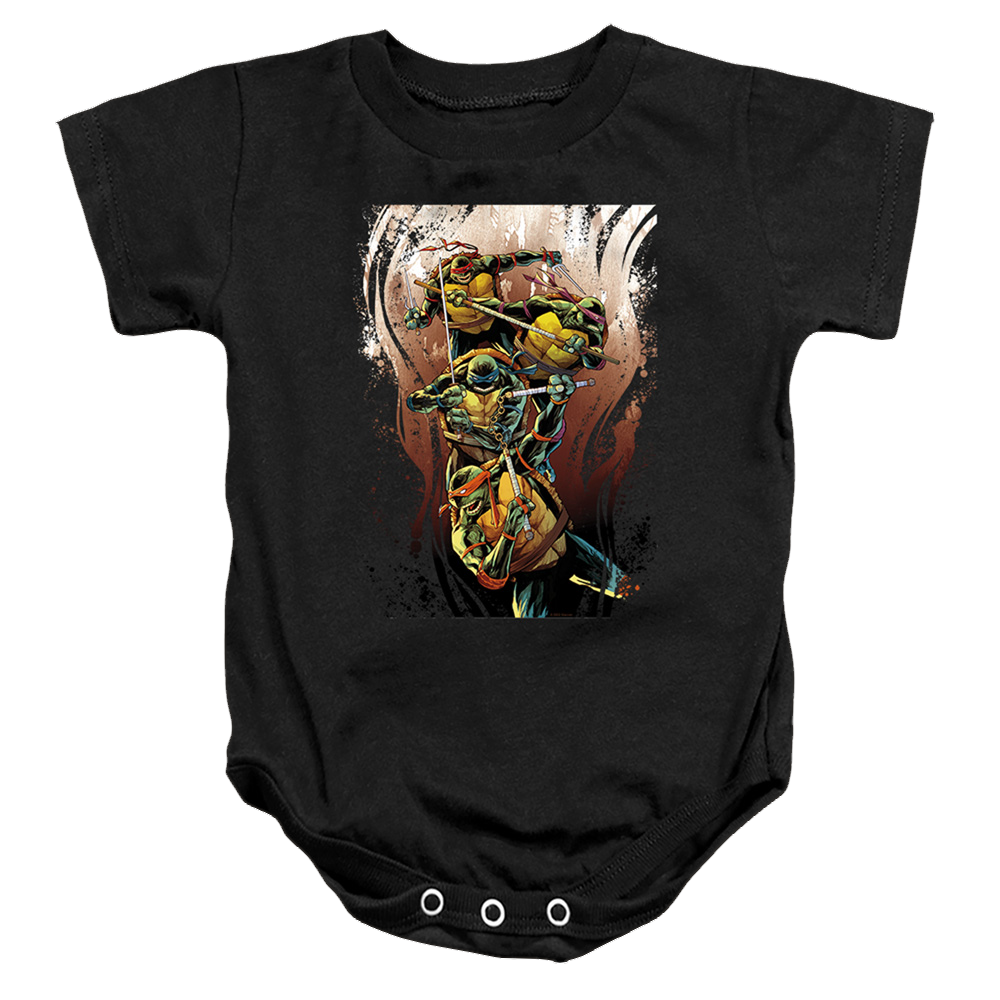 Teenage Mutant Ninja Turtles Earthy Rainbow Warriors - Baby Bodysuit Baby Bodysuit Teenage Mutant Ninja Turtles   