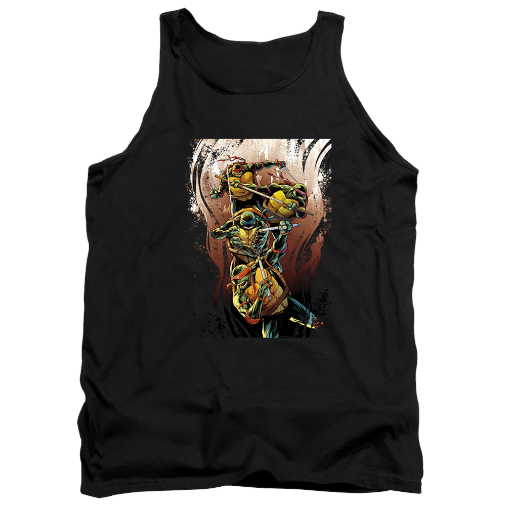 Teenage Mutant Ninja Turtles Earthy Rainbow Warriors - Men's Tank Top Men's Tank Teenage Mutant Ninja Turtles   