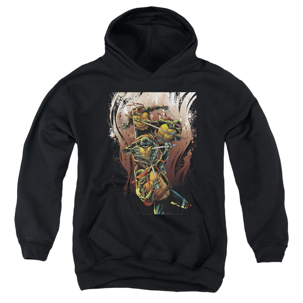 Teenage Mutant Ninja Turtles Earthy Rainbow Warriors - Youth Hoodie Youth Hoodie (Ages 8-12) Teenage Mutant Ninja Turtles   