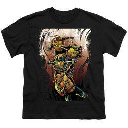 Teenage Mutant Ninja Turtles Earthy Rainbow Warriors - Youth T-Shirt Youth T-Shirt (Ages 8-12) Teenage Mutant Ninja Turtles   