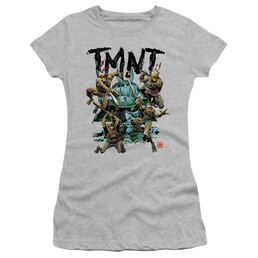 Teenage Mutant Ninja Turtles Feudal Japan - Juniors T-Shirt Juniors T-Shirt Teenage Mutant Ninja Turtles   