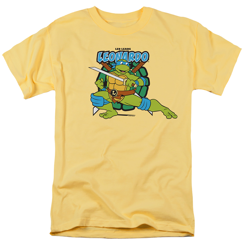Teenage Mutant Ninja Turtles Leonardo Leads - Men's Regular Fit T-Shirt Men's Regular Fit T-Shirt Teenage Mutant Ninja Turtles   