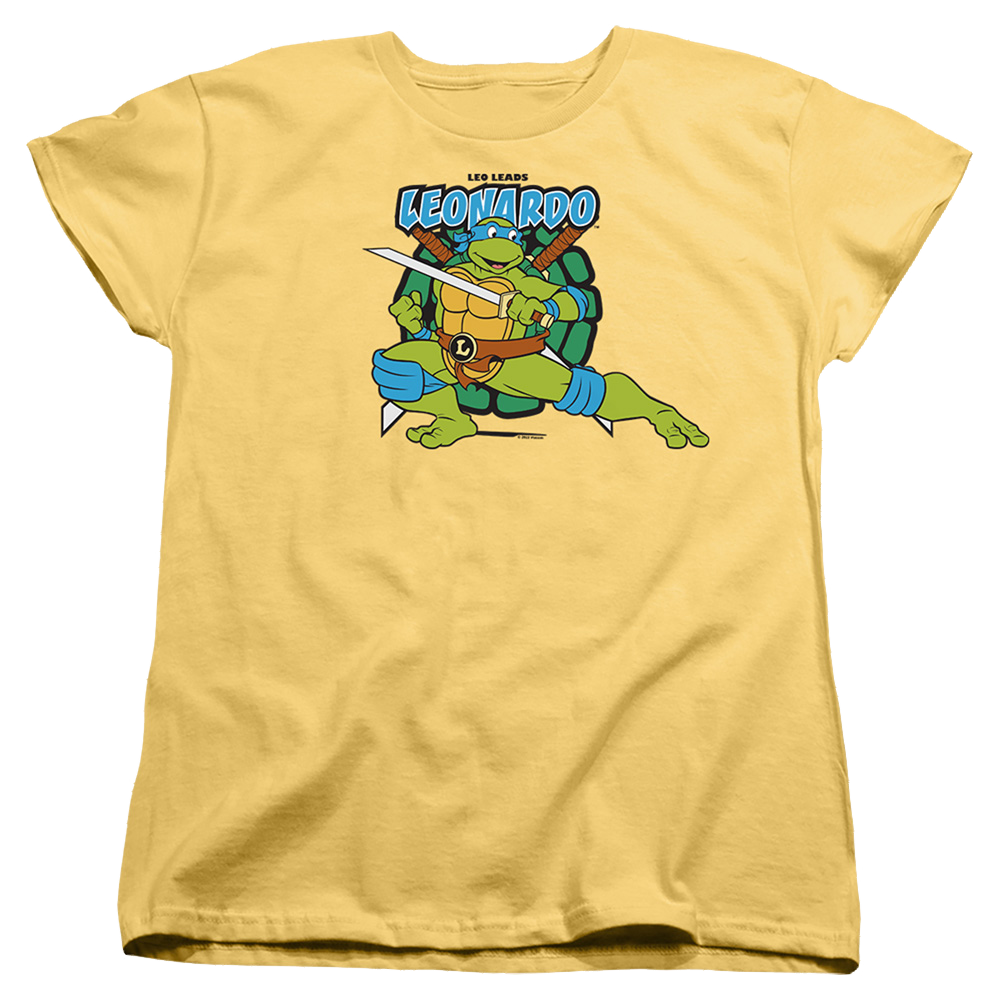 Teenage Mutant Ninja Turtles Leonardo Leads - Women's T-Shirt Women's T-Shirt Teenage Mutant Ninja Turtles   